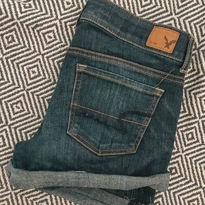 American Eagle Denim midi shorts!